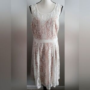 Candalite Sz S floral mesh Dress
